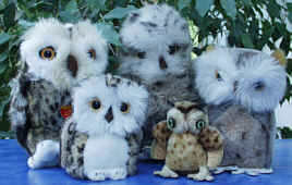 Owls by "Steiff"